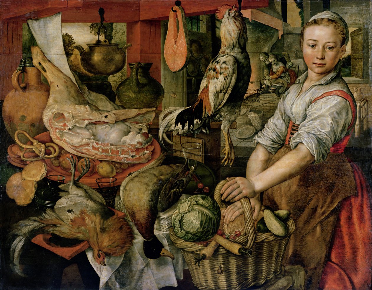 Intérieur de cuisine - Joachim Beuckelaer