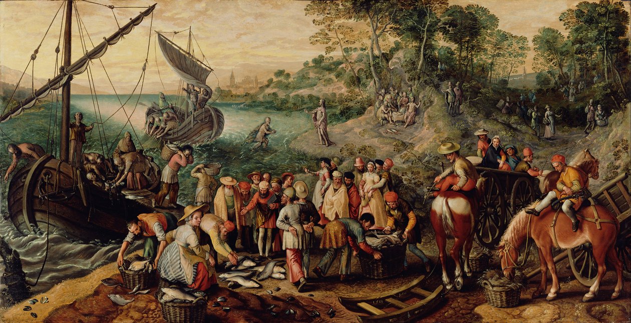 La pêche miraculeuse - Joachim Beuckelaer