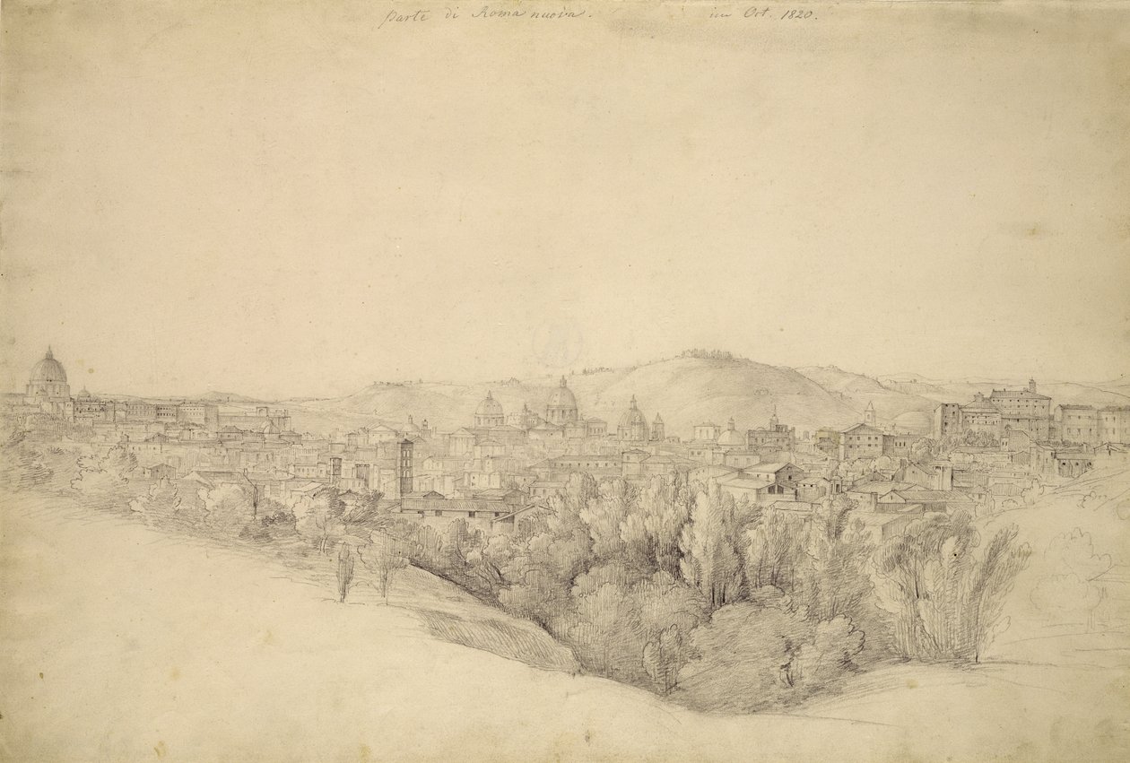 Vue des collines Sabines sur Tivoli en Campanie avec la gorge de l