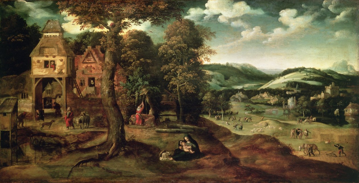 Le Repos pendant la fuite en Égypte - Joachim Patinir