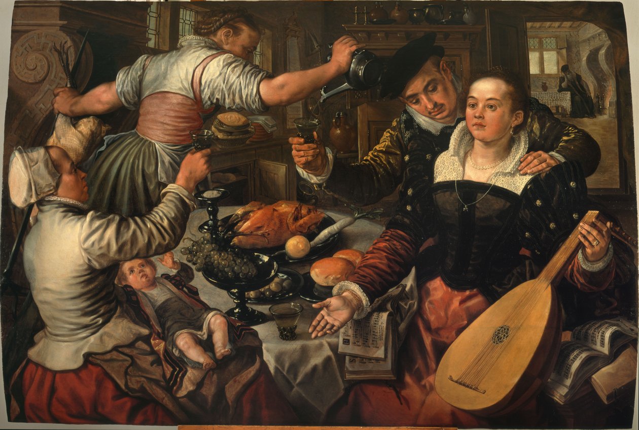Scène de cuisine avec concert - Joachim Beuckelaer
