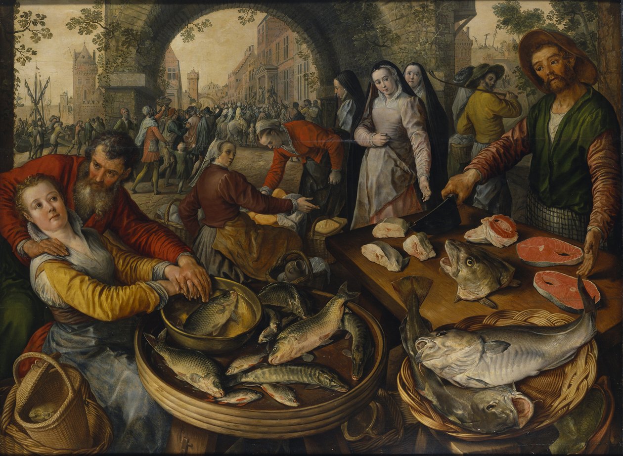 Marché aux poissons avec Ecce Homo - Joachim Beuckelaer