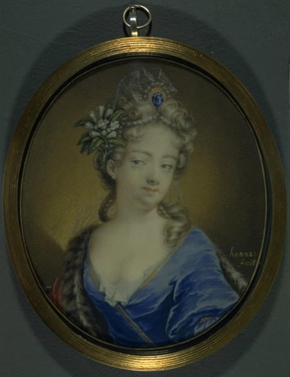 Portrait de la comtesse Märta Creutz, née Banér - Joachim Henne