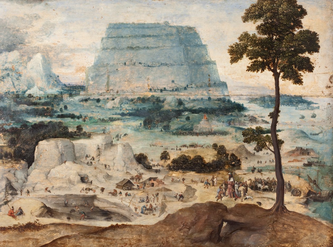 Construction de la tour de Babel, vers 1550 - Joachim Patinir