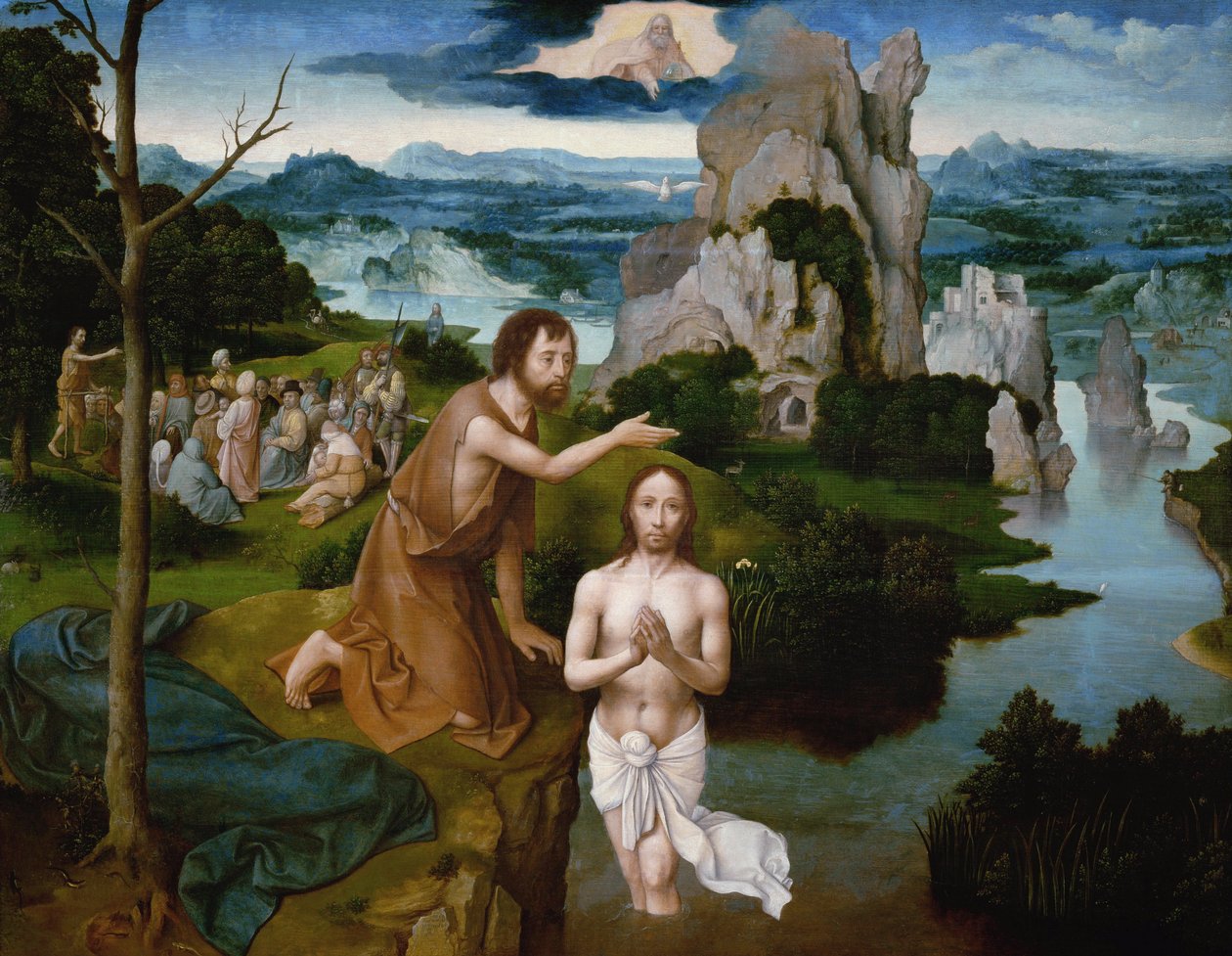 Le Baptême du Christ (détail) - Joachim Patinir