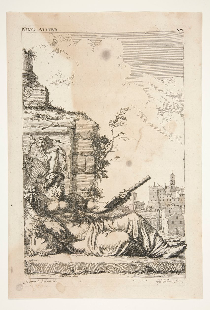 NILUS ALITER, de Sculpturae Veteris Admirata - Joachim von Sandrart