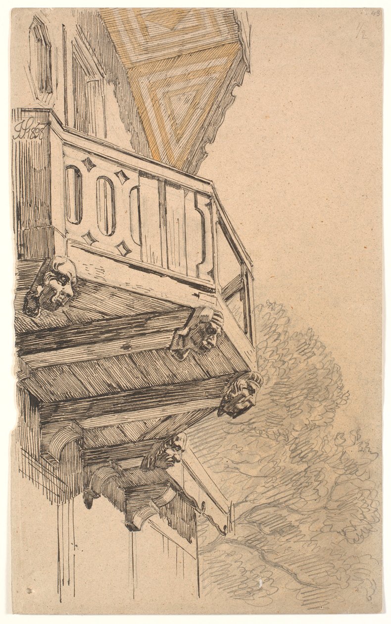 Une aile de la villa de H.C. Aggersborg à Classens Have - Joakim Frederik Skovgaard