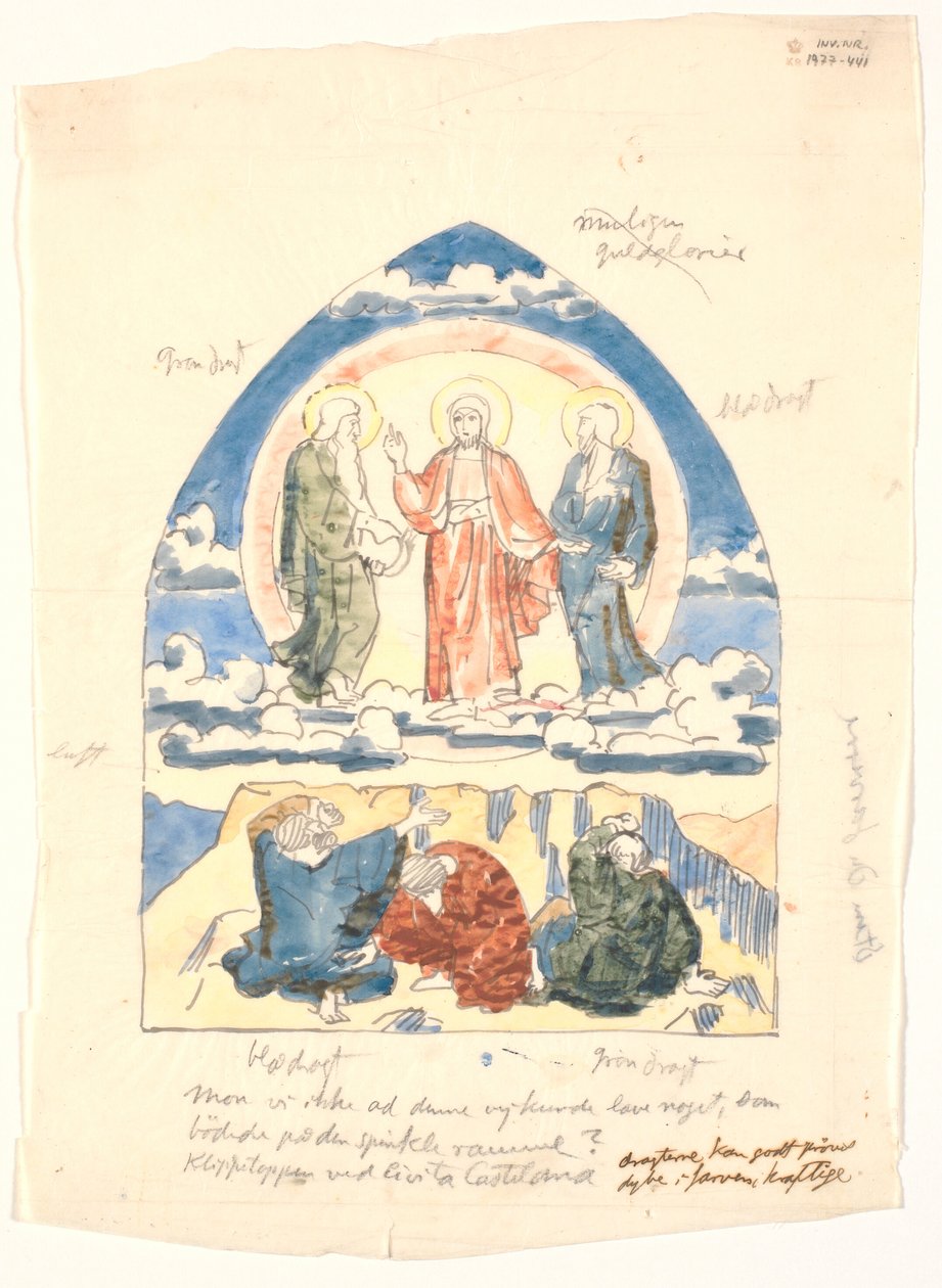 La Transfiguration sur la montagne - Joakim Frederik Skovgaard