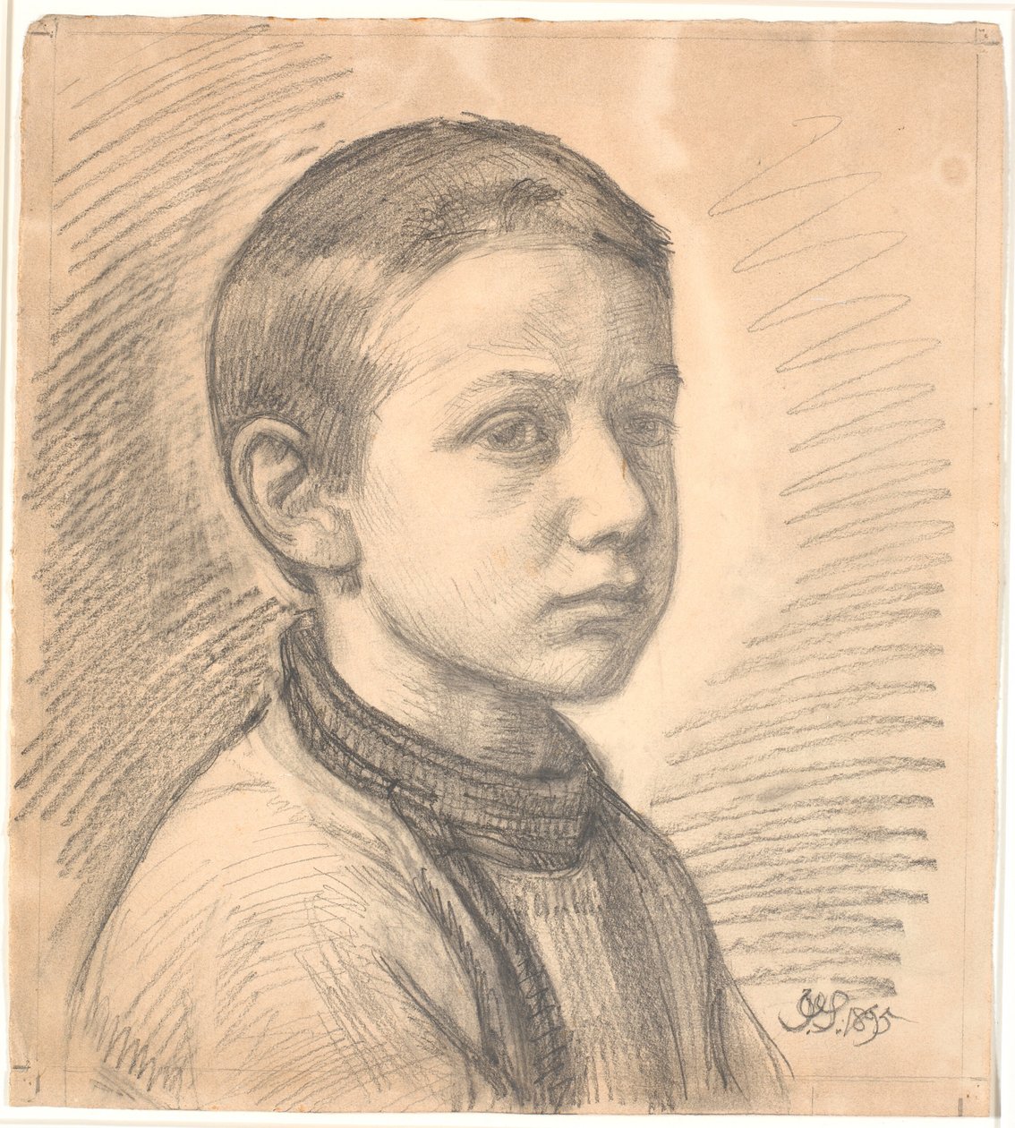 Portrait du peintre J.Th. Skovgaard enfant - Joakim Frederik Skovgaard