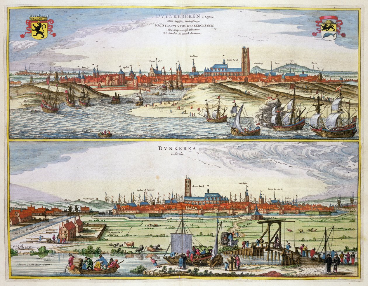 La ville de Dunkerque pendant l