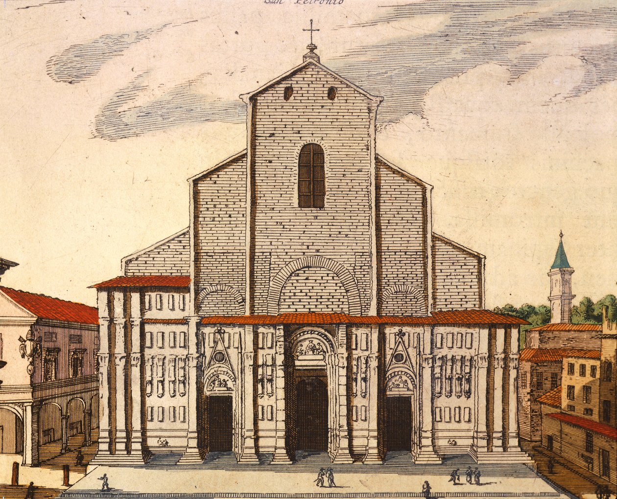 La basilique de San Petronio à Bologne - Joan Blaeu