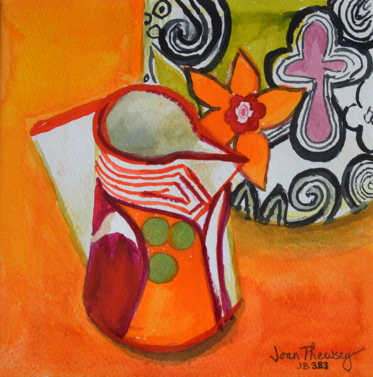 Pichet et bol Art Déco - Joan Thewsey