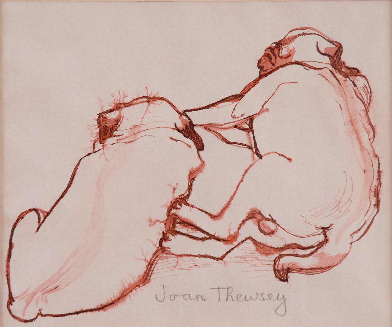 Deux chiots carlins, les frères - Joan Thewsey