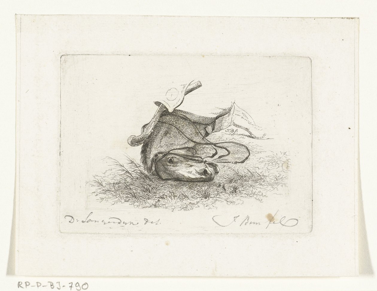 Tête de cheval couché - Joannes Bemme