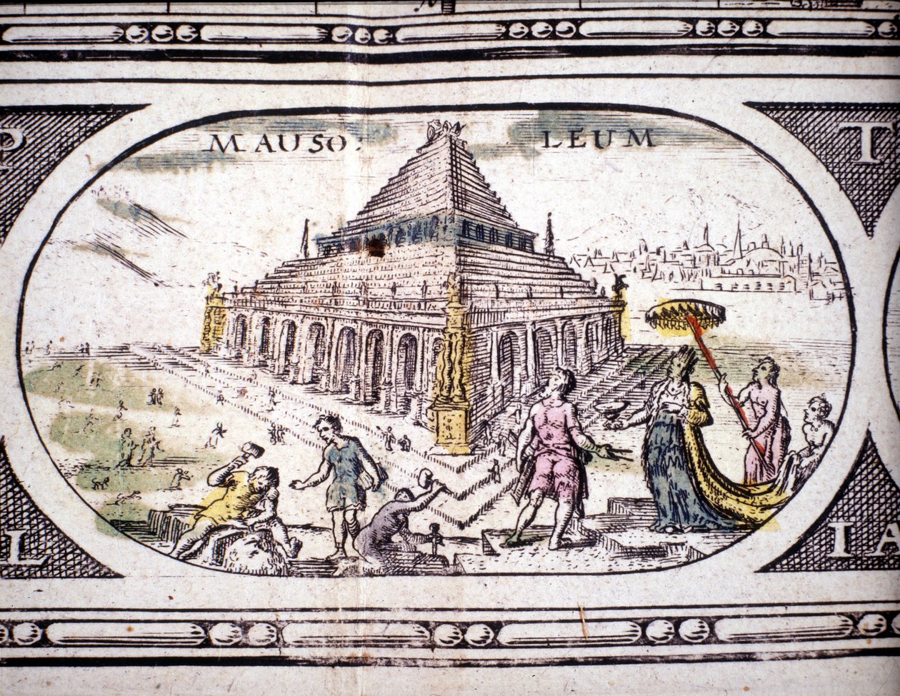 Représentation des sept Merveilles de l