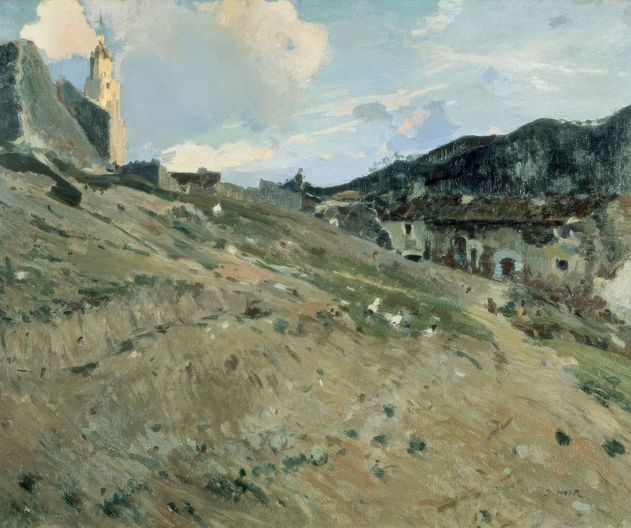 Le clocher - Joaquim Mir i Trinxet