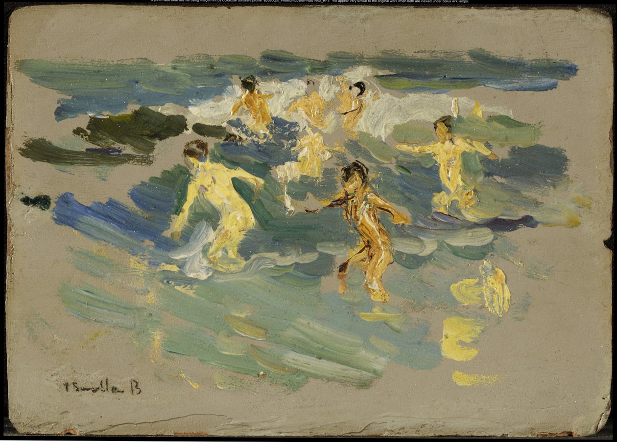 Plage à Valence, vers 1904 - Joaquín Sorolla