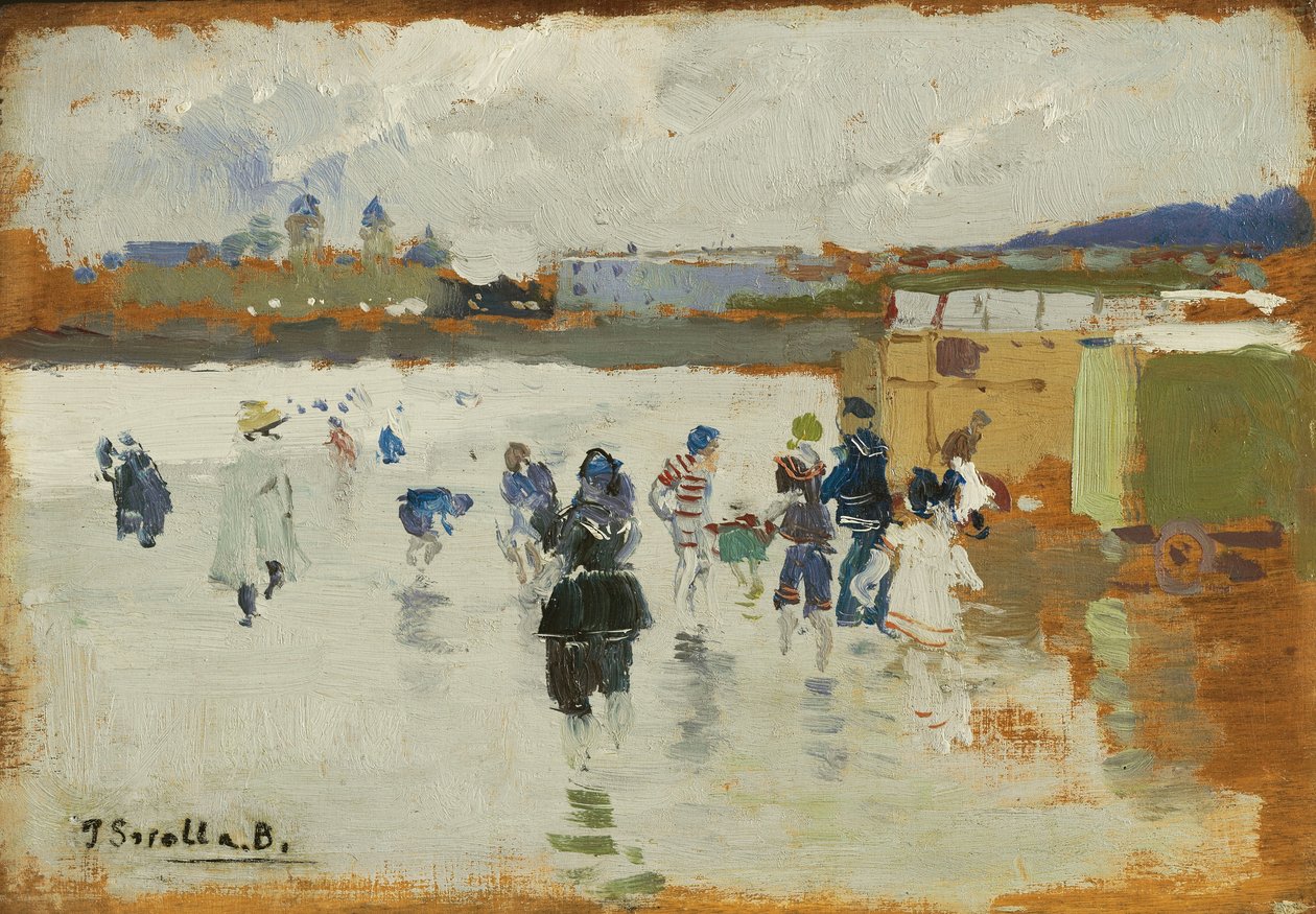 Plage de La Concha, Saint-Sébastien, 1906 - Joaquín Sorolla