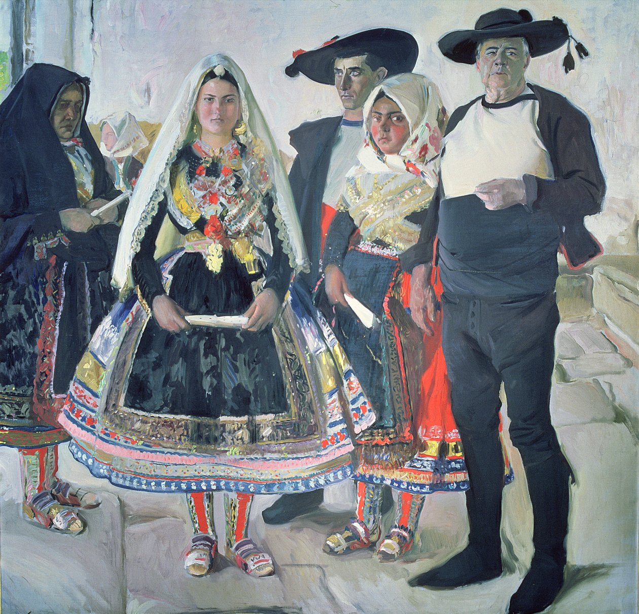 Lagarterans typiques - Joaquin Sorolla y Bastida