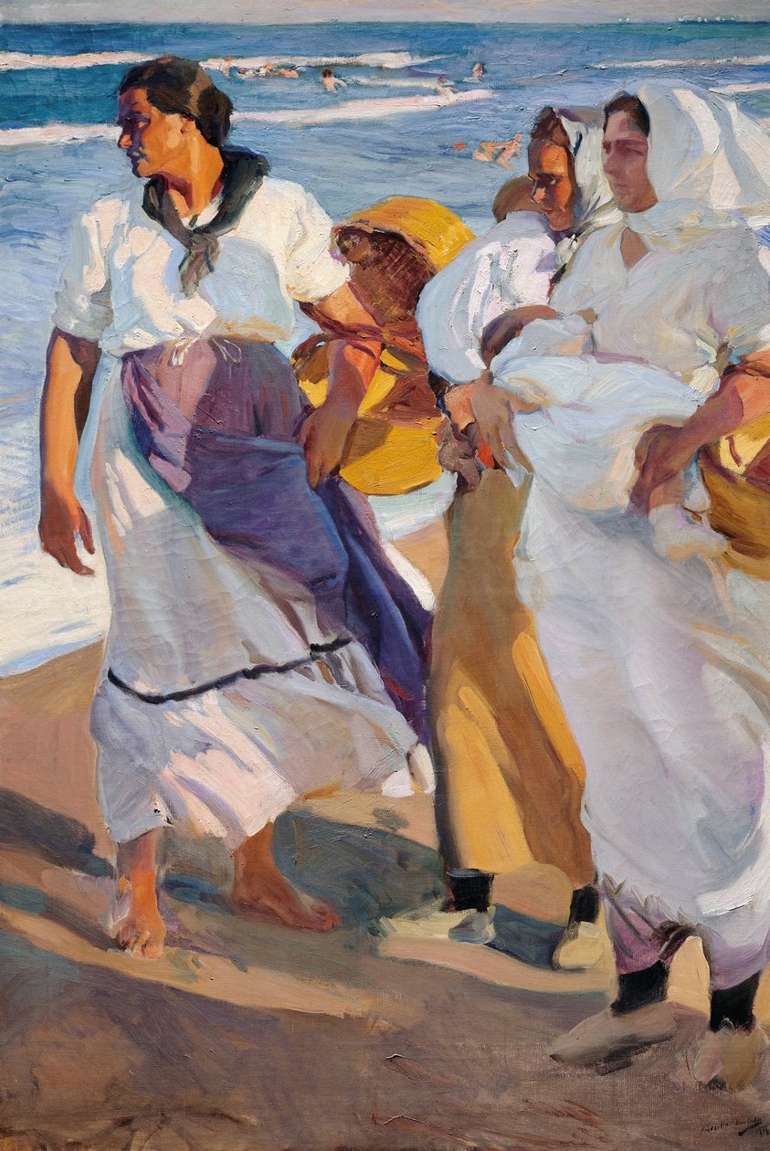 Pêcheuses valenciennes - Joaquín Sorolla