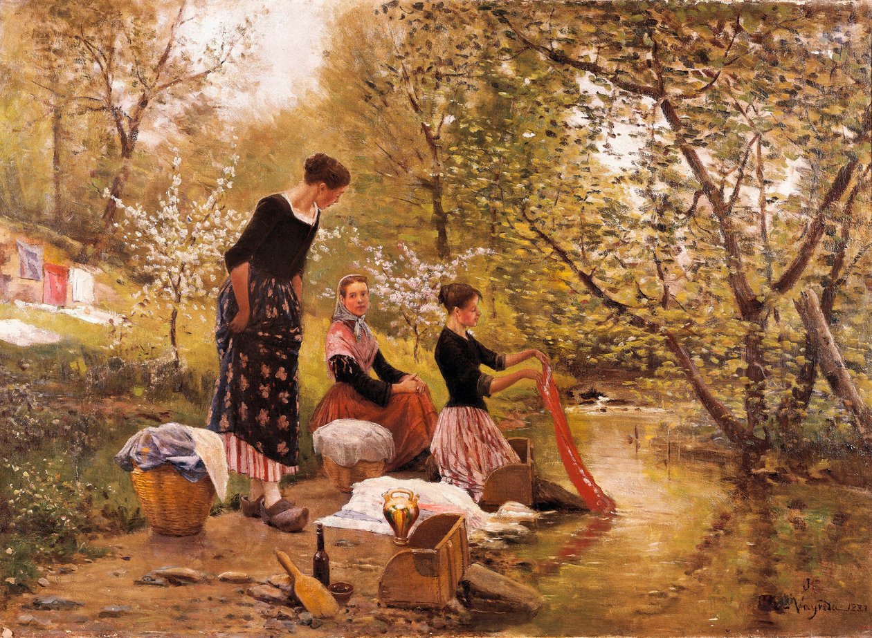 Les Lavandières - Joaquin Vayreda