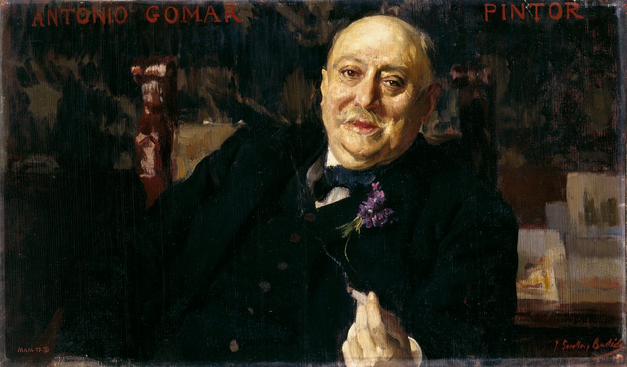 Le peintre Antonio Gomar y Gomar - Joaquín Sorolla