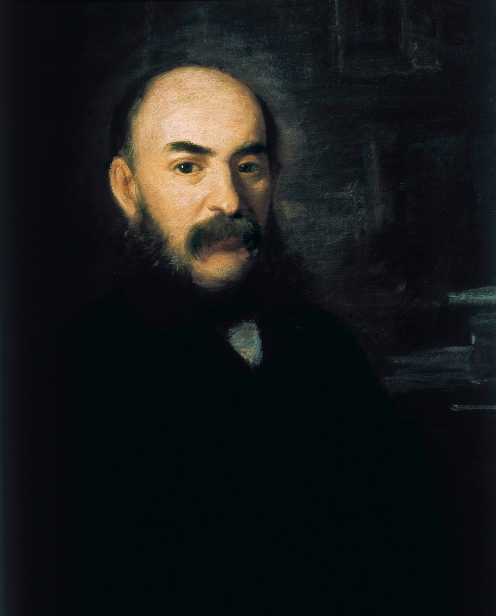 Portrait de Jose Amador de los Rios y Serrano - Joaquín Espalter y Rull