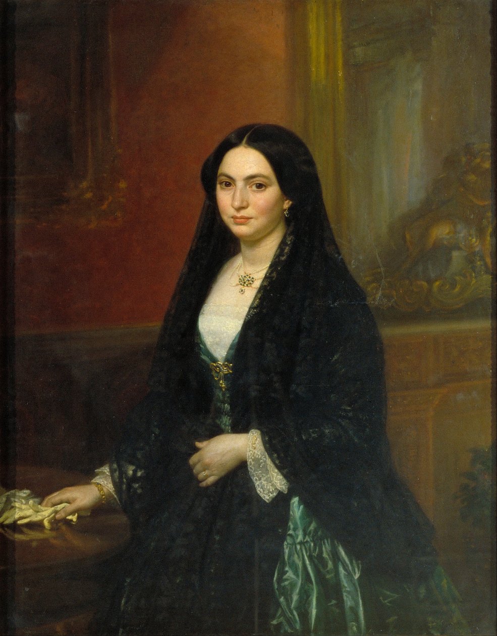 Portrait de Senyora Espalter - Joaquín Espalter y Rull