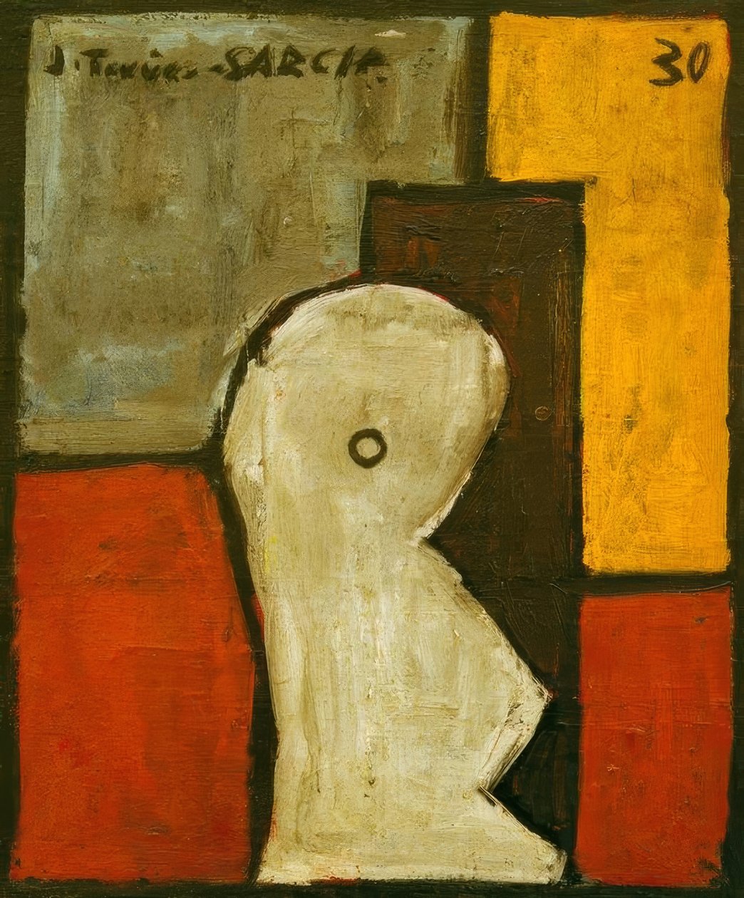 Structure en forme abstraite - Joaquín Torres García