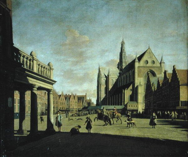 Place du marché de Haarlem - Job Berckheyde