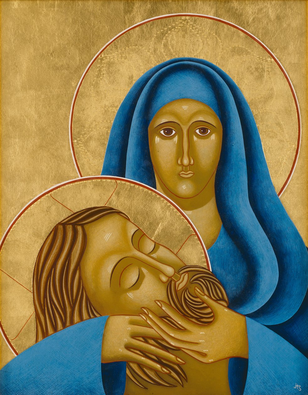 Pieta, 2004 (tempera à l