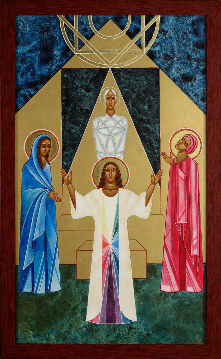Lever de Lazare, 2011 (tempera à l