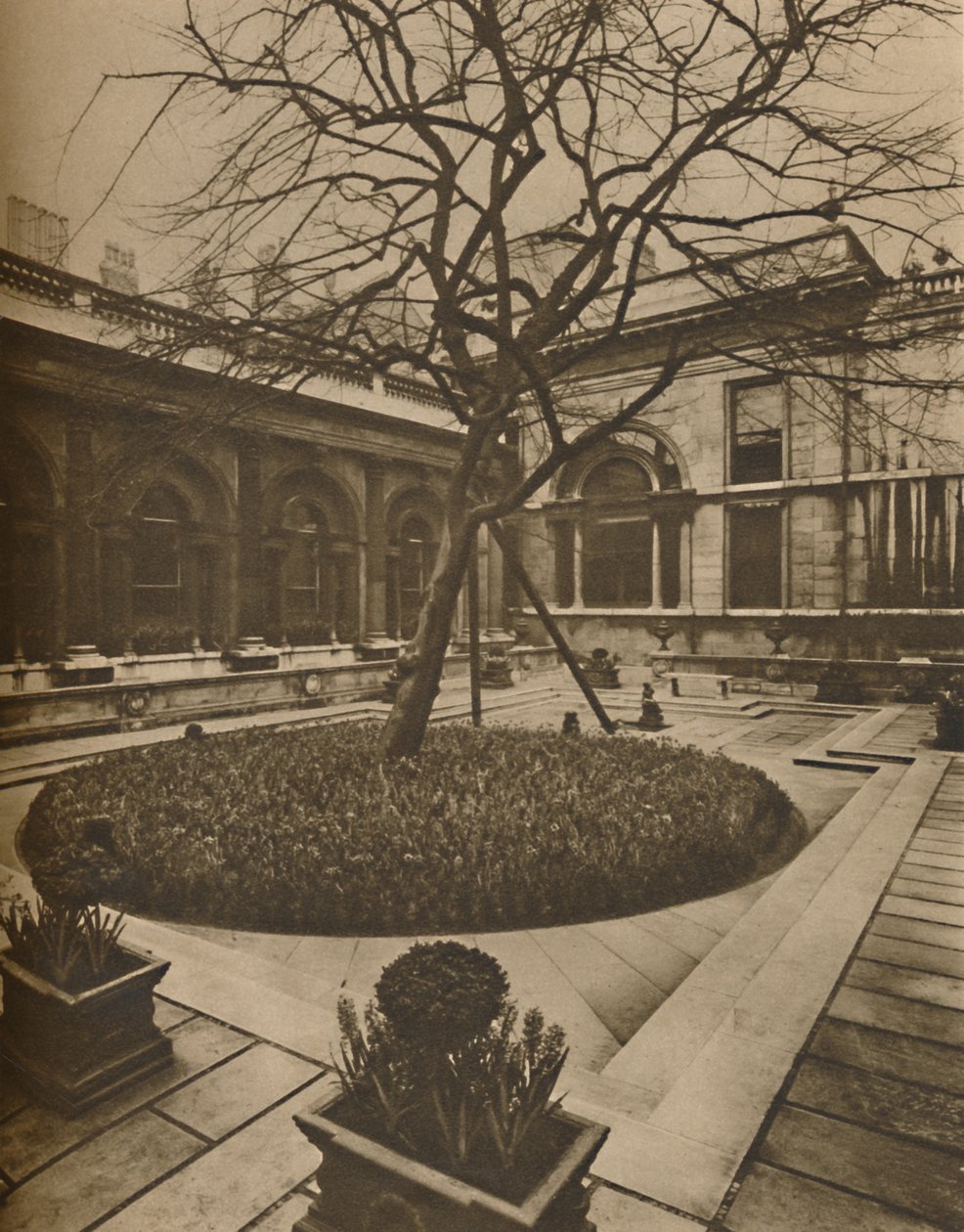 Une inspiration architecturale : La cour du jardin à la Banque d