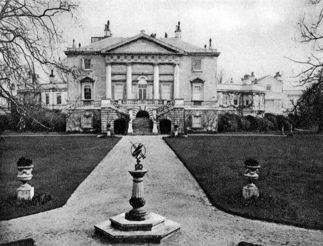 Le Pavillon Blanc dans le parc de Richmond, Londres, 1926-1927 - Joel