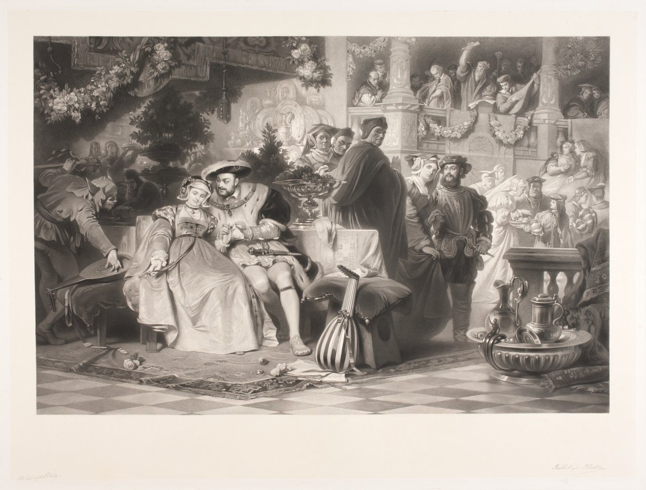 Henri VIII et Anne Boleyn - Joel Ballin