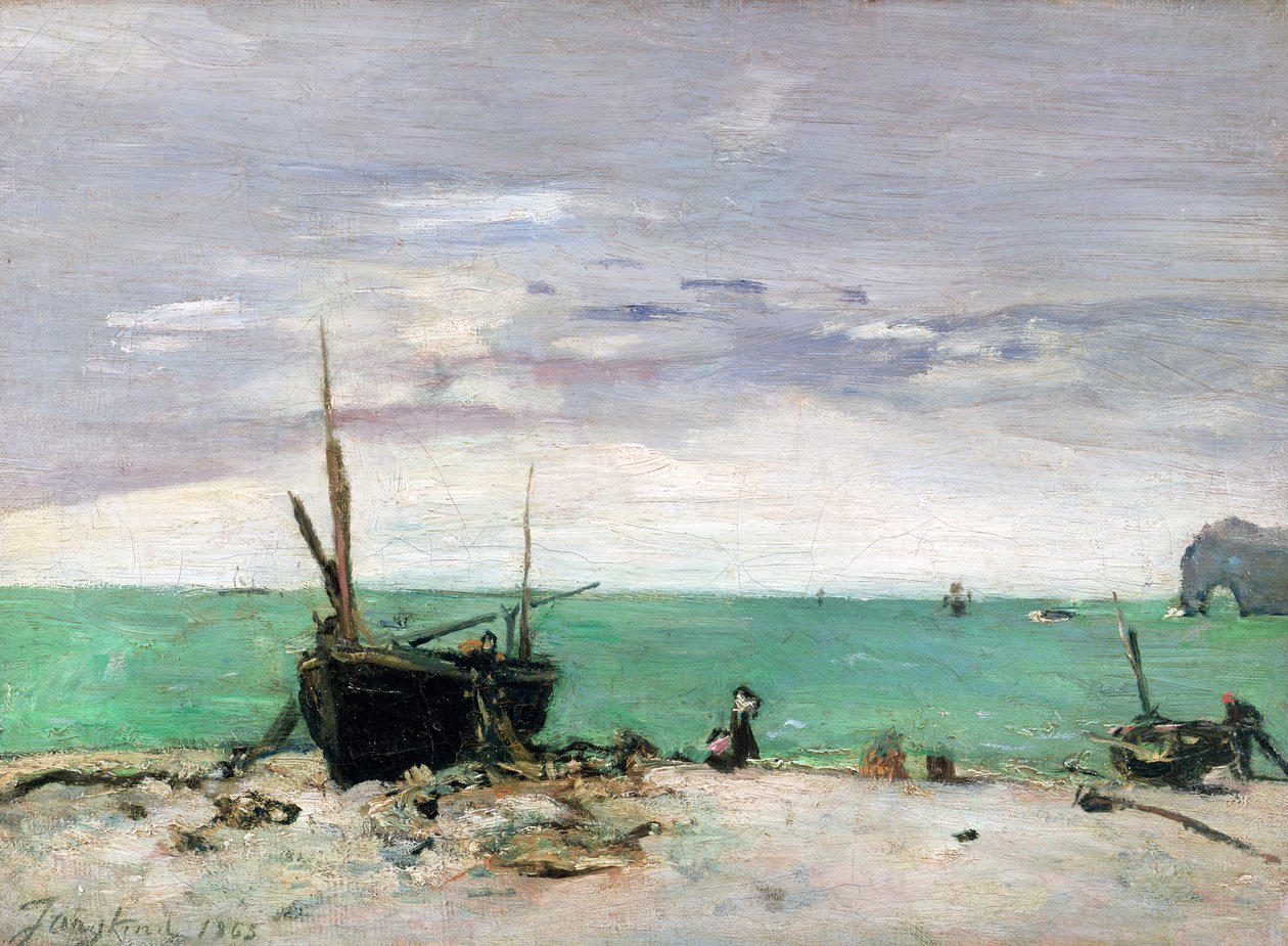 Étretat, 1865 - Johan Barthold Jongkind