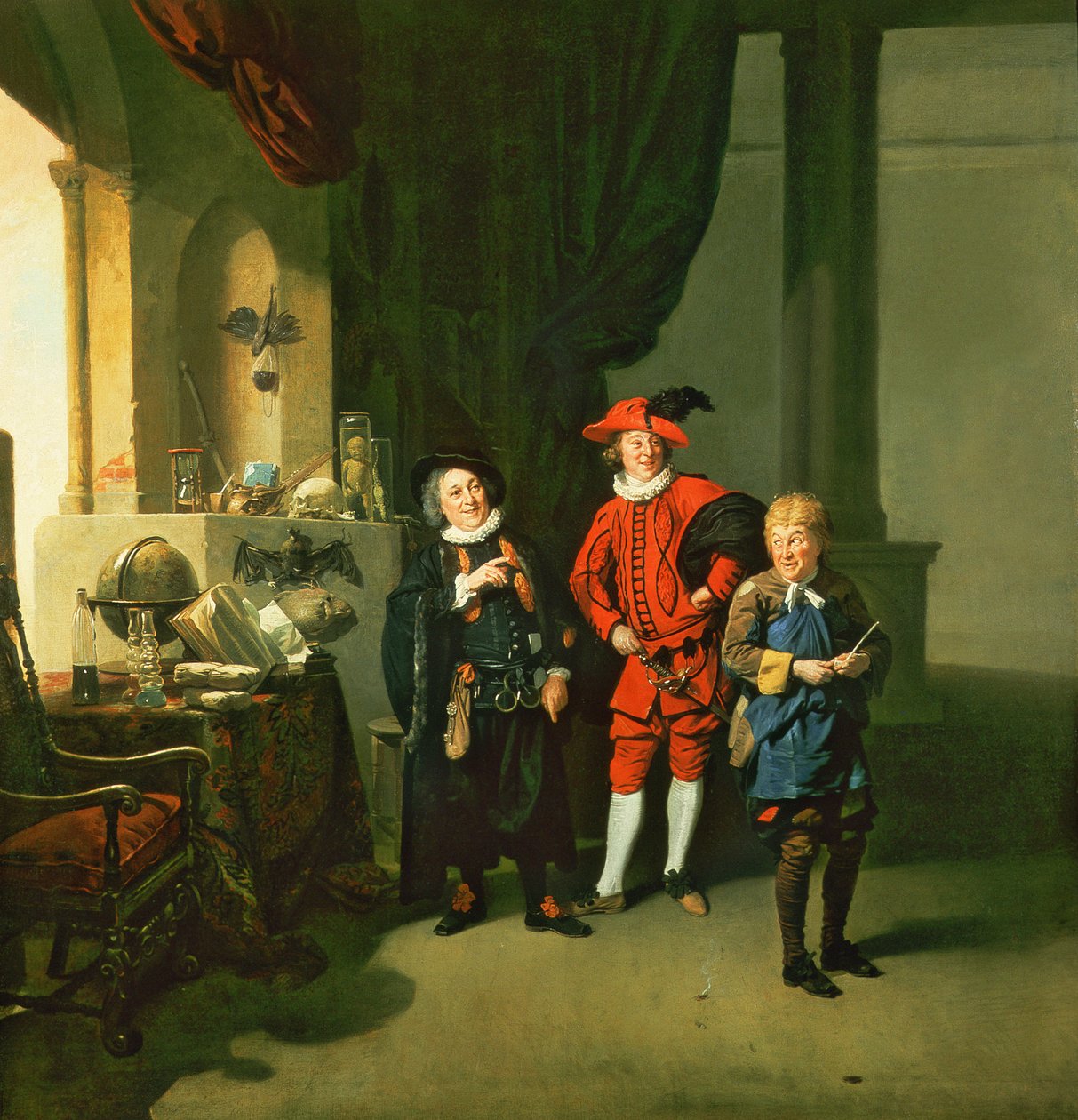 David Garrick avec William Burton et John Palmer dans 