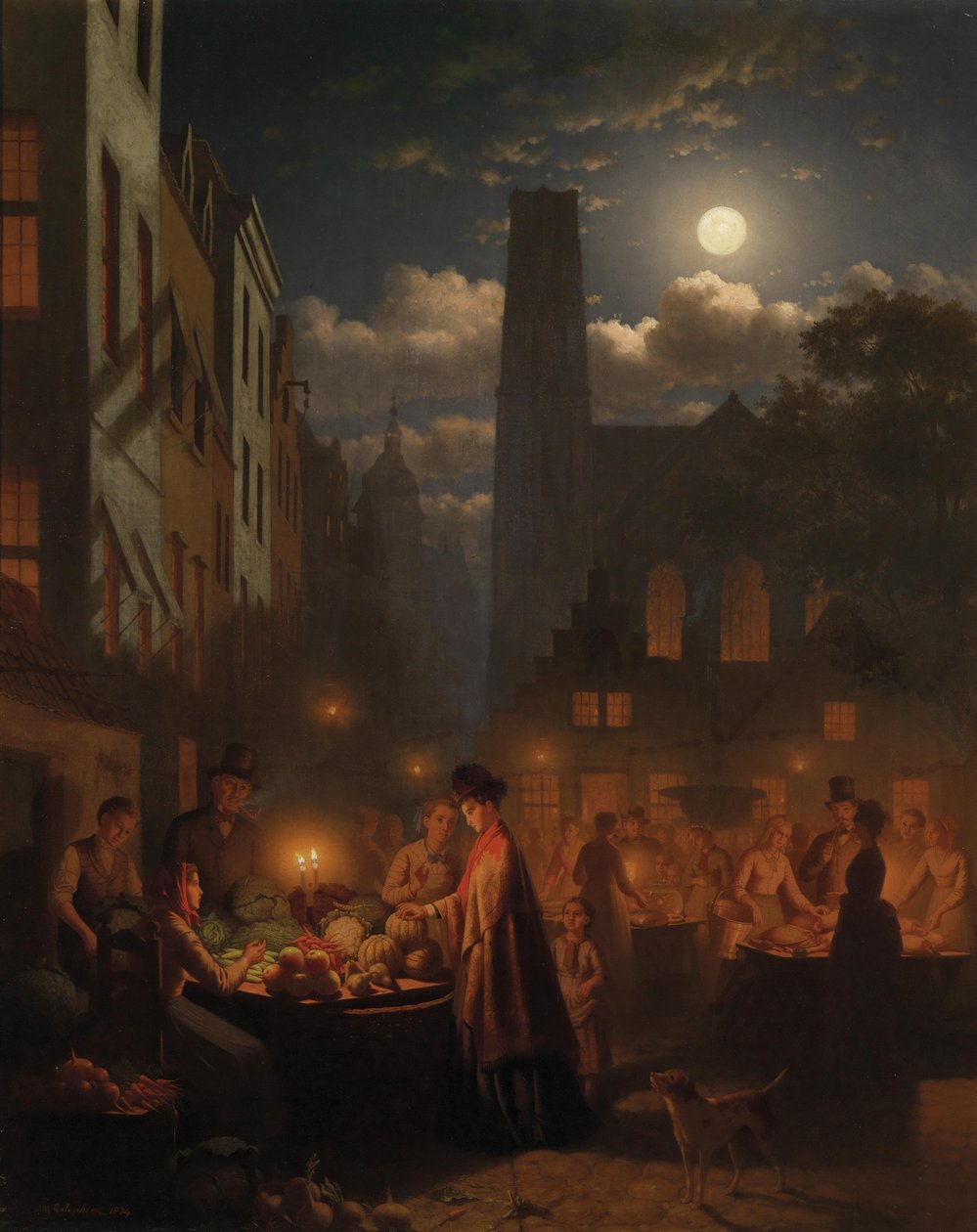 Marché de légumes nocturne - Johann Mongels Culverhouse