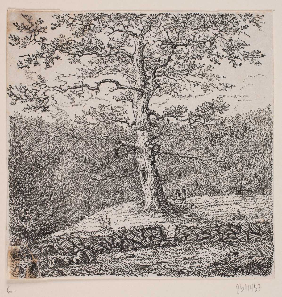 Le chêne de Niels Ebbesen à Nørreris - Johan Aagaard