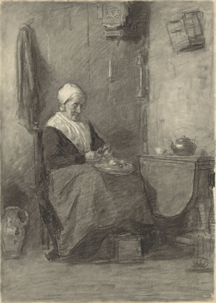 Femme paysanne à l