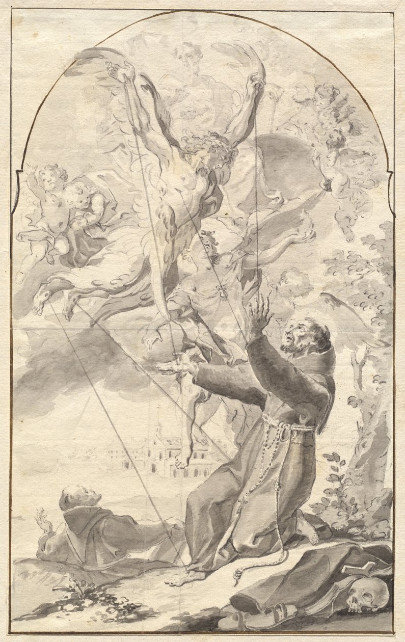 La Stigmatisation de Saint François - Johan Baptist Enzensberger