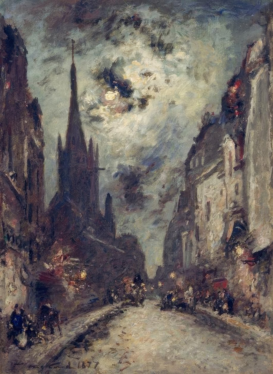 La rue Saint-Jacques avec l