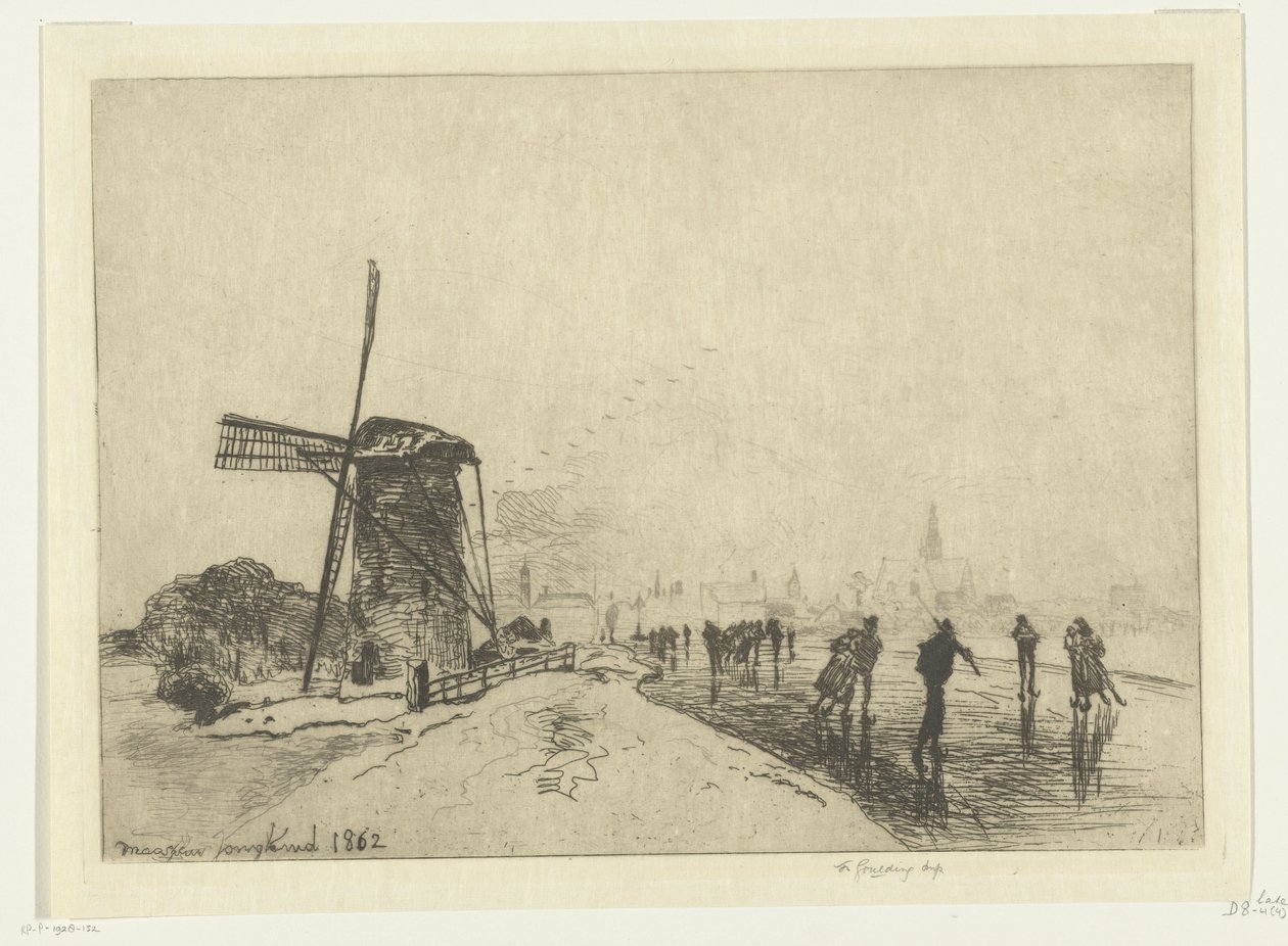 Vue de Maassluis - Johan-Barthold Jongkind