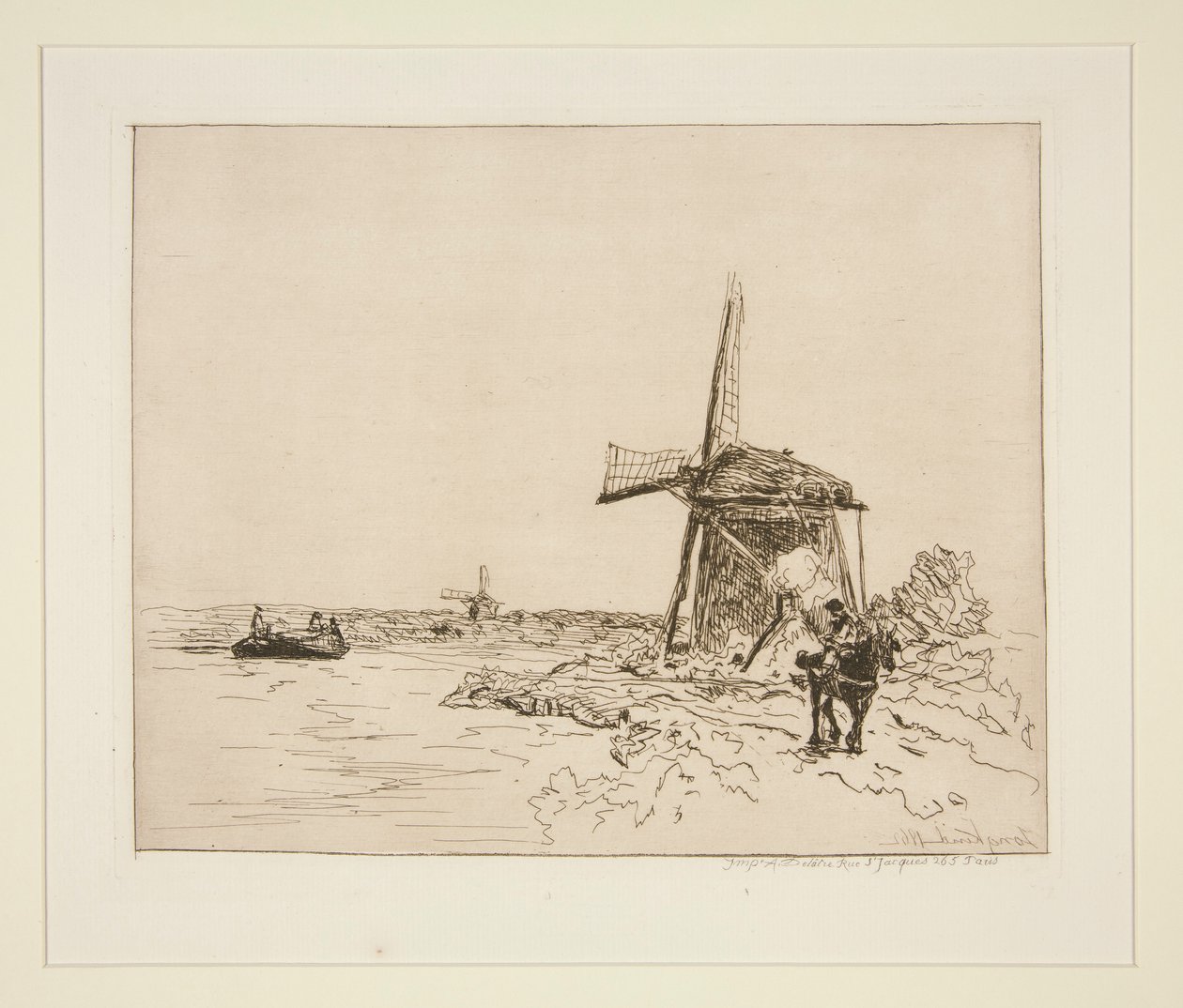 Le Chemin de Halage - Johan-Barthold Jongkind