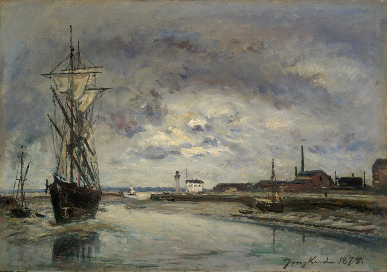 Le port de Honfleur - Johan-Barthold Jongkind