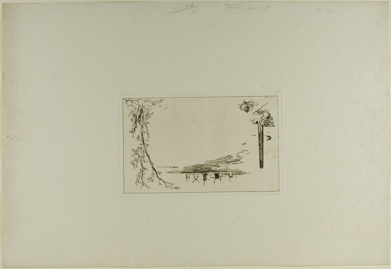 Title Page, from Cahier de six eaux-fortes, vues de Hollande - Johan Barthold Jongkind