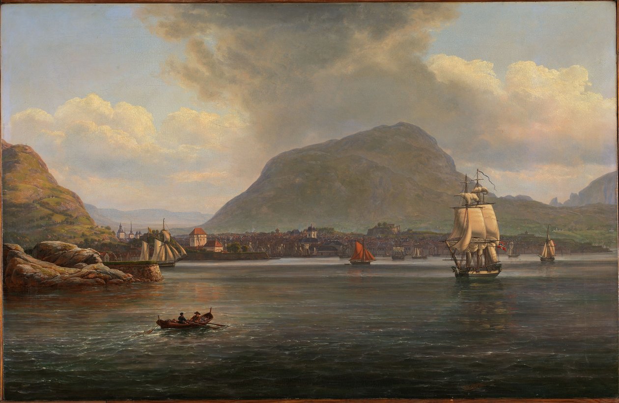 Bergen vu depuis l