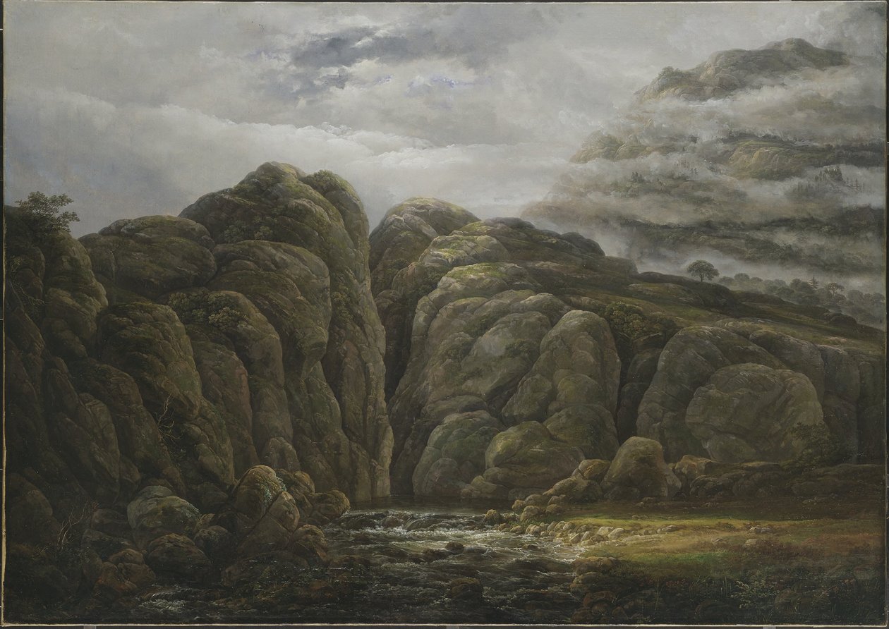 Paysage de montagne norvégien - Johan Christian Dahl