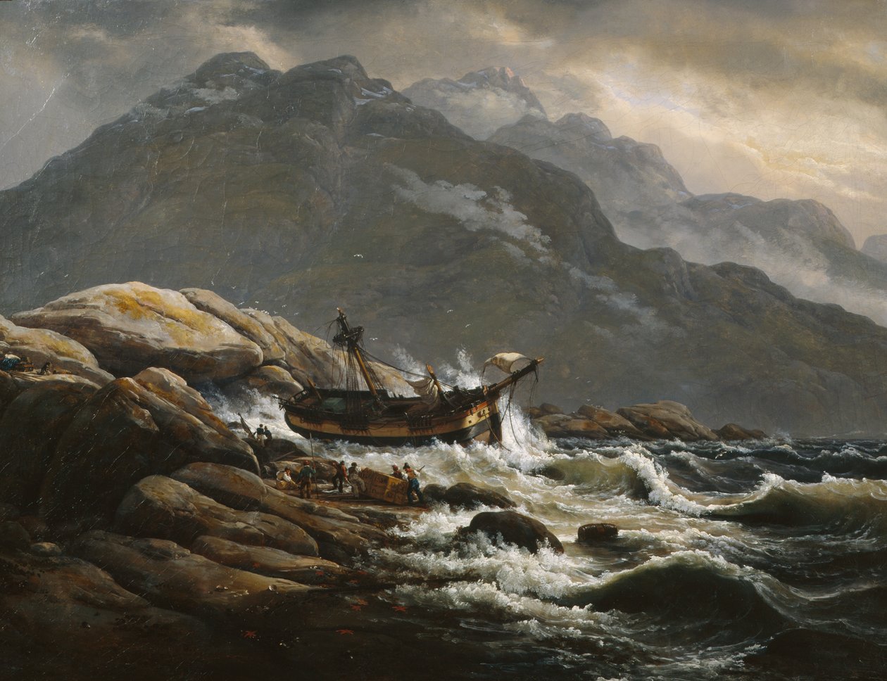 Naufrage - Johan Christian Dahl