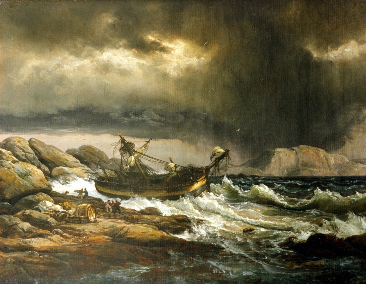 Naufrage - Johan Christian Dahl